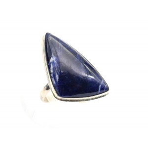 Кольцо из содалита "Грация" 18*30мм