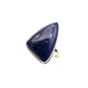Кольцо из содалита "Грация" 19*28мм