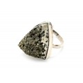 Кольцо пирит "Грация" 19*22мм
