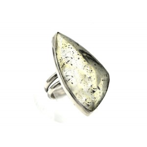 Кольцо пирит "Грация" 23*41мм