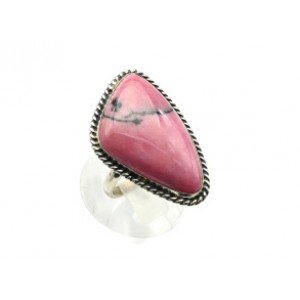 Кольцо с родонитом " Орлец " 23*36мм Кольцо с родонитом " Орлец " 23*36мм
