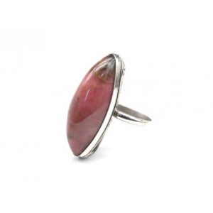 Кольцо родонит "Рис" 12*32мм