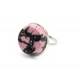 Кольцо родонит "Круг" 23мм Кольцо родонит "Круг" 23мм
