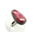 Кольцо родонит "Орлец" 14*22мм.