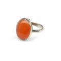 Кольцо из сердолика "Овал" 13*17мм