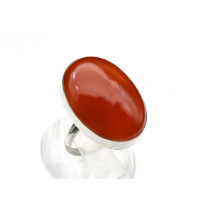 Кольцо из сердолика "Овал" 18*26мм Кольцо из сердолика "Овал" 18*26мм