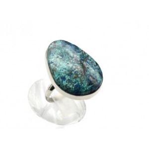Кольцо хризоколла 21*28мм
