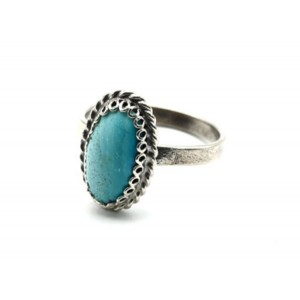 Кольцо хризоколла "Овал" 10*15мм