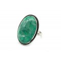 Кольцо из флюорита "Овал" 23*32мм