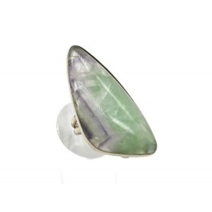 Кольцо из флюорита "Грация" 26*52мм