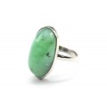 Кольцо хризопраз 12*23мм.