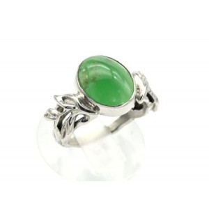 Кольцо хризопраз 12*15мм