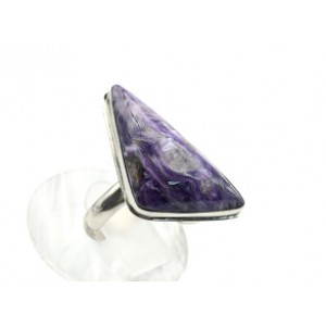 Кольцо чароит "Грация" 14*27мм. Кольцо чароит "Грация" 14*27мм.