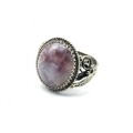 Кольцо чароит "Овал" 19*21мм