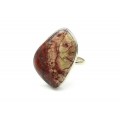 Кольцо яшма "Грация" 20*30мм