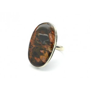 Кольцо яшма Пикассо 22*33мм. Кольцо яшма Пикассо 22*33мм.