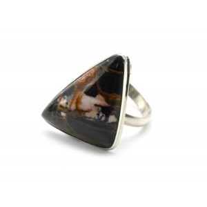 Кольцо яшма Пикассо "Грация" 19*28мм.