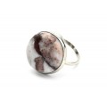 Кольцо яшма "Круг" 21мм