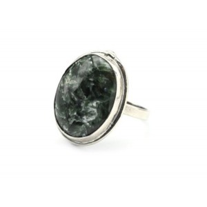 Кольцо серафинит "Овал" 19*24мм