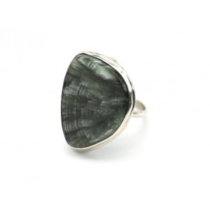 Кольцо серафинит "Грация" 21*27мм, .