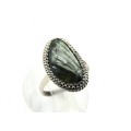 Кольцо серафинит "Грация" 13*23мм