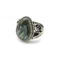 Кольцо серафинит "Капля" 16*20мм