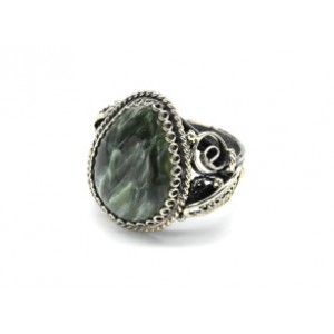 Кольцо серафинит "Капля" 16*20мм
