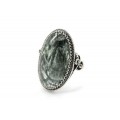 Кольцо серафинит "Овал" 20*32мм