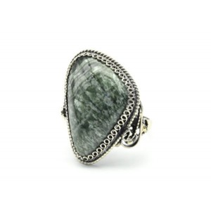 Кольцо серафинит "Грация" 21*28мм