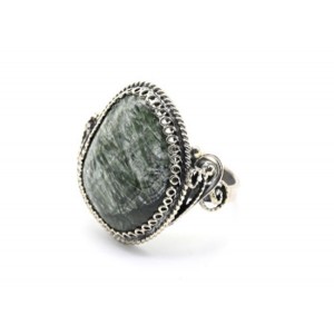 Кольцо серафинит "Грация" 21*24мм