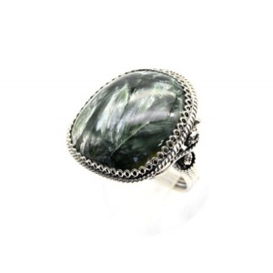 Кольцо серафинит "Грация" 26*27мм