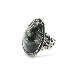 Кольцо серафинит 17*26мм