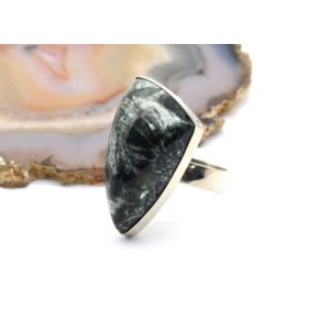 Кольцо серафинит "Грация" 18*32мм