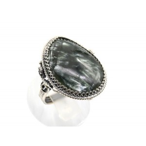 Кольцо серафинит "Грация" 23*28мм