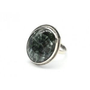 Кольцо серафинит "Овал" 20*24мм