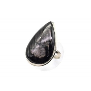 Кольцо гиперстен "Капля" 19*31мм