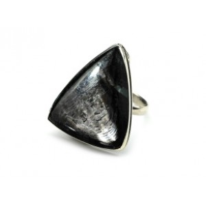 Кольцо гиперстен "Грация" 22*26мм