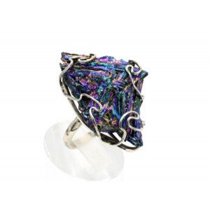 Кольцо кианит 26*37мм