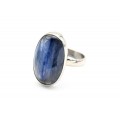 Кольцо с кианитом "Овал" 13*21мм