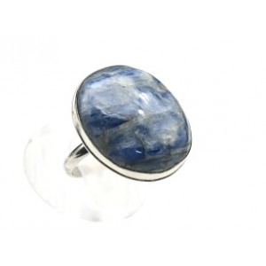 Кольцо с кианитом "Овал" 22*25мм