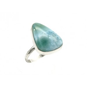 Кольцо ларимар 17*21мм