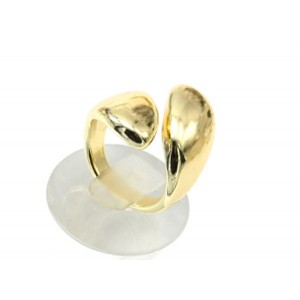 Кольцо Твист, золотистое (иск.)