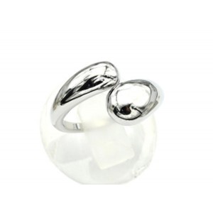 Кольцо Поцелуйчик, серебристое (иск.)