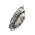 Кулон агат моховой 23*51мм.