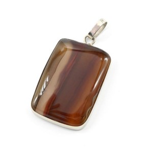 Кулон агат 25*36мм.