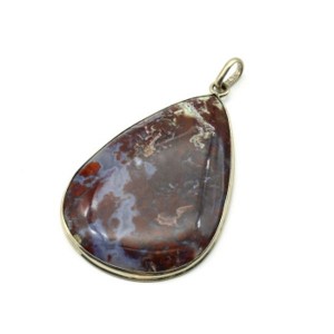 Кулон агат "Капля" 36*51мм.