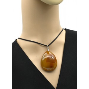 Кулон из агата "Капля" 40*49мм, вес 41г Кулон из агата "Капля" 40*49мм, вес 41г