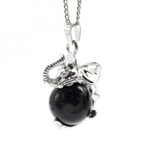 Подвеска Слон на шаре 19*33мм с агатом Подвеска Слон на шаре 19*33мм с агатом