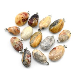 Кулон из агата львиная шкура 15*25мм