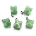Кулон меркаба 13*13мм из авантюрина зеленого (иск.)